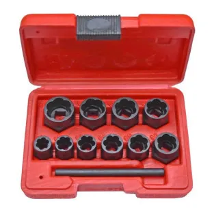 Trusa tubulare pentru desfacut suruburi prezoane uzate de 3/8inch 11Piese
