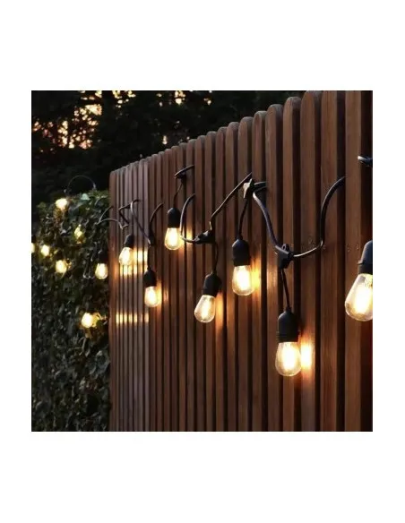 Ghirlanda Luminoasa SOLARA, 10 Metri cu 10 becuri, Alb Cald, PREMIUM