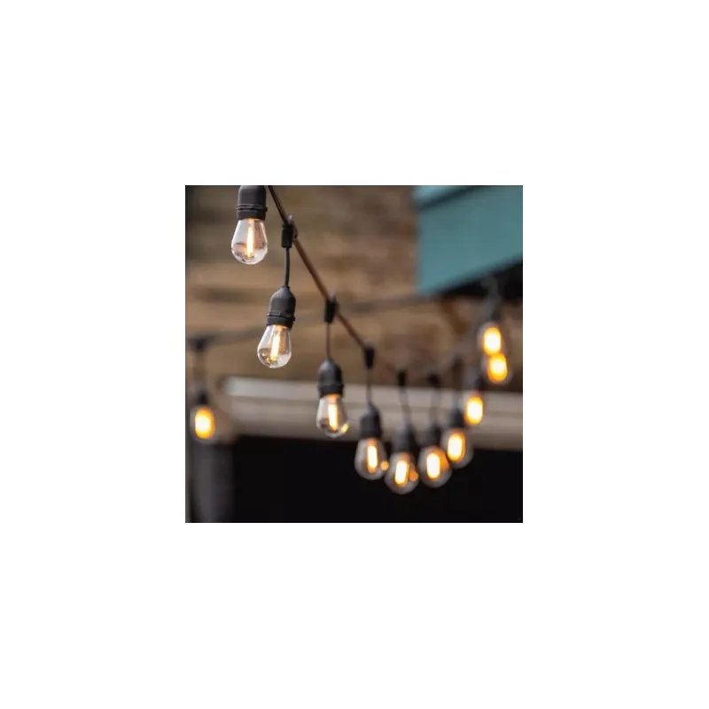 Ghirlanda Luminoasa SOLARA, 10 Metri cu 10 becuri, Alb Cald, PREMIUM