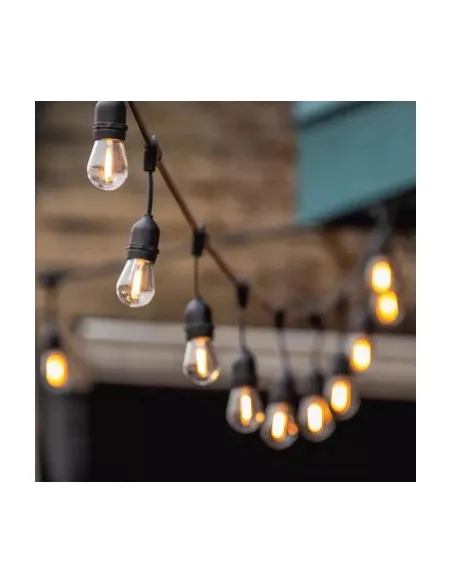 Ghirlanda Luminoasa SOLARA, 10 Metri cu 10 becuri, Alb Cald, PREMIUM