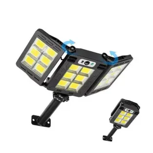 Lampa solara stradala tripla 100w cob