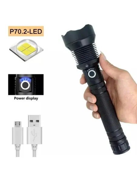 Lanterna T9 / X92-P70 MARE cu led P50 PUTERNIC
