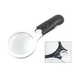 Lupa profesionala cu iluminare LED pe baterii si maner ergonomic 2