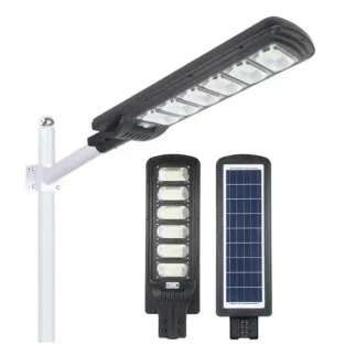 Lampa solara stradala 300W, Jortan, cu telecomanda+suport de prindere inclus