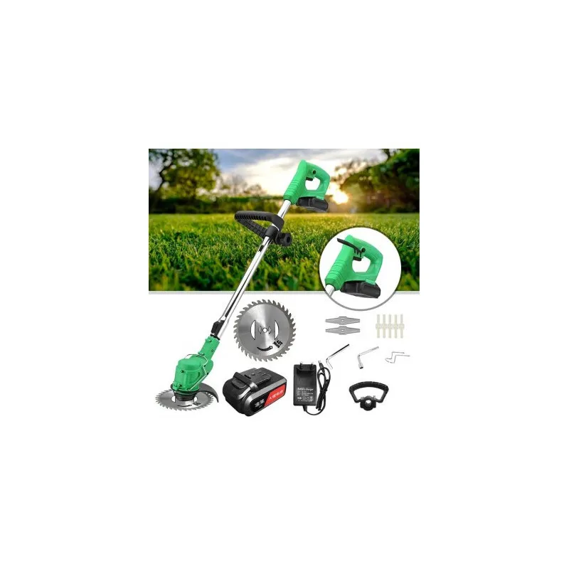 Motocoasa electrica DASGUT, 2 acumulatori, 48Vf, 18.000 RPM