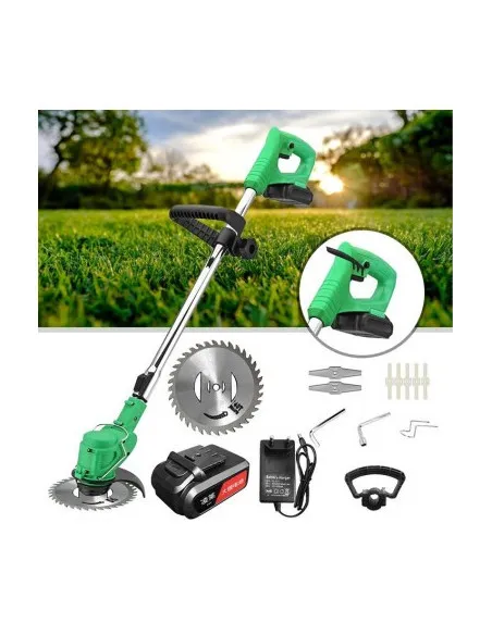 Motocoasa electrica DASGUT, 2 acumulatori, 48Vf, 18.000 RPM