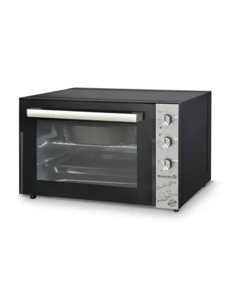 Cuptor electric 70l, ventilator,lampa, Negru, Hausberg