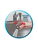 Prelungitor flexibil universal pentru robinet