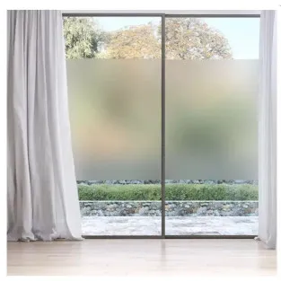 Folie autoadeziva alb mat 45 X 300 pentru geamuri 2