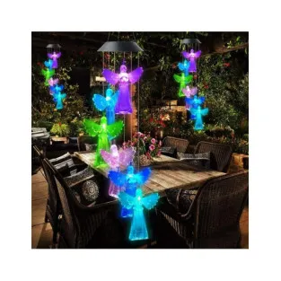 Decoratiune solara de gradina, 6 Ingerasi 2