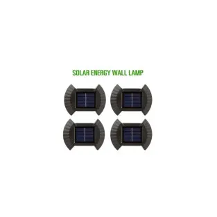 Set 4 Lampi Solare cu senzor cu lumina bidirectionala, rezistenta la apa 2
