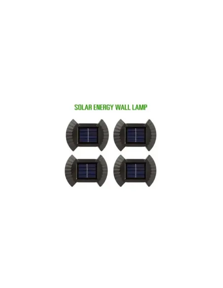 Set 4 Lampi Solare cu senzor cu lumina bidirectionala, rezistenta la apa