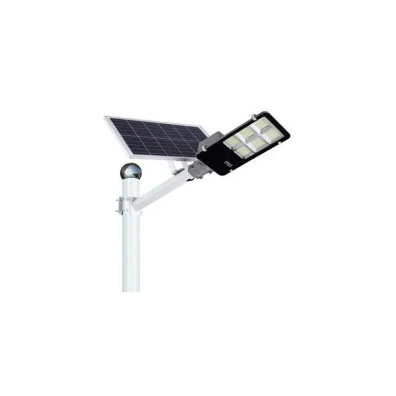 Lampa solara stradala LED cu panou fotovoltaic, suport de prindere si telecomanda 300W/ 400W