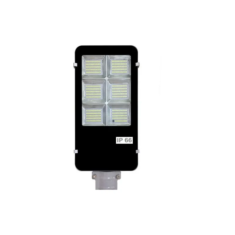 Lampa solara stradala LED cu panou fotovoltaic, suport de prindere si telecomanda 300W/ 400W