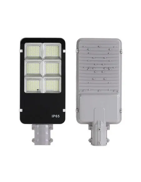 Lampa solara stradala LED cu panou fotovoltaic, suport de prindere si telecomanda 300W/ 400W