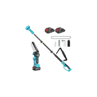 Mini Drujba 6 inch cu Brat Telescopic 2m, 48V, 2 Acumulatori, Unghi Reglabil de taiere-08