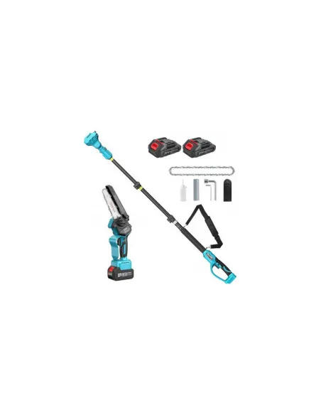 Mini Drujba 6 inch cu Brat Telescopic 2m, 48V, 2 Acumulatori, Unghi Reglabil de taiere-08