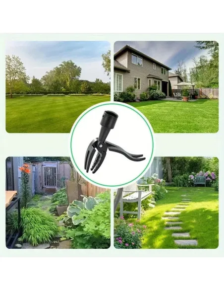 Unealta de scos buruieni cu 4 tije si maner reglabil