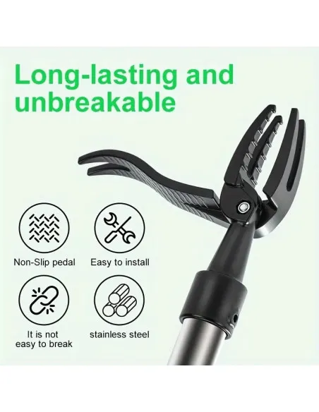 Unealta de scos buruieni cu 4 tije si maner reglabil