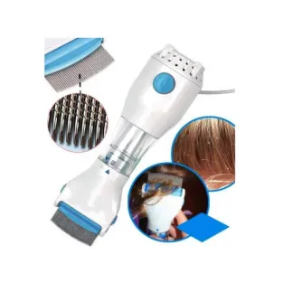 Pieptene aspirator antipăduchi cu sistem de colectare V-Comb 2
