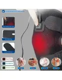 Genunchieră cu Încălzire Electrică, Flexibilă, Port USB, Culoare Neagră