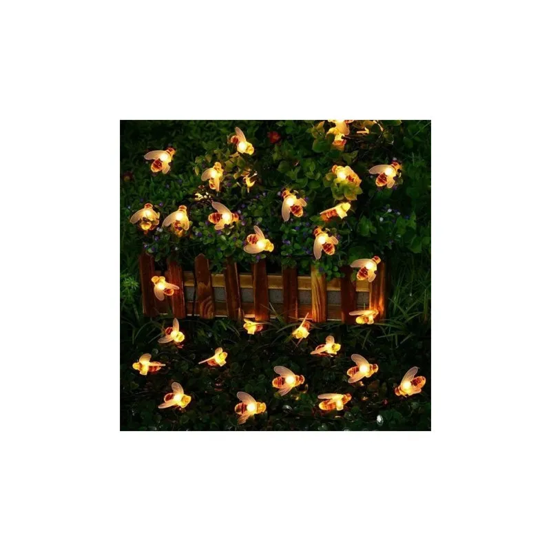 Instalatie albinute mari, 50 LED, 10 metri , 8 jocuri lumini, alimentare priza 220w