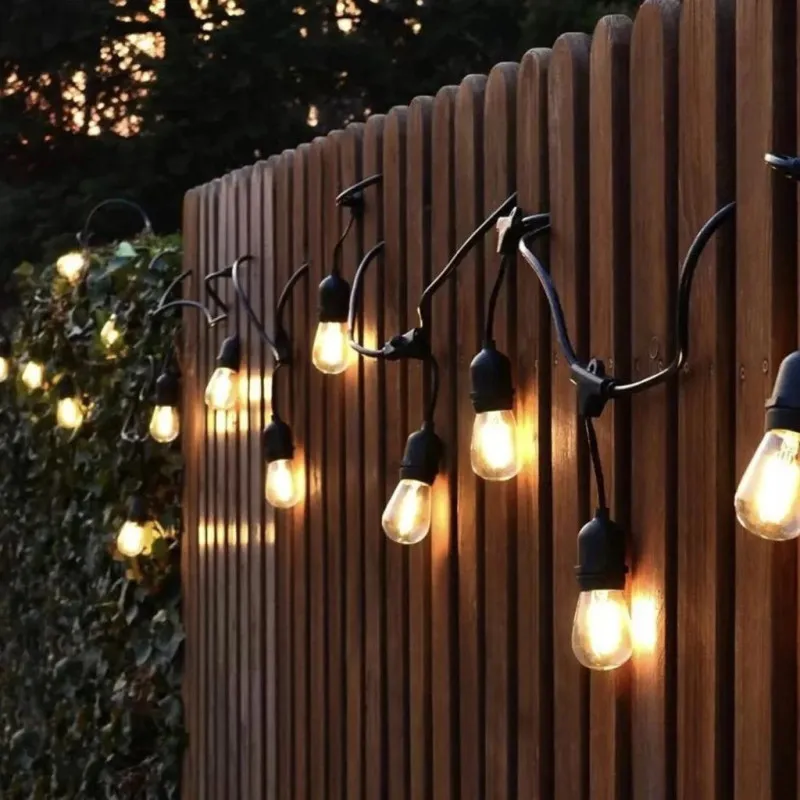 Ghirlanda Luminoasa SOLARA, 10 Metri cu 10 becuri, Alb Cald, PREMIUM