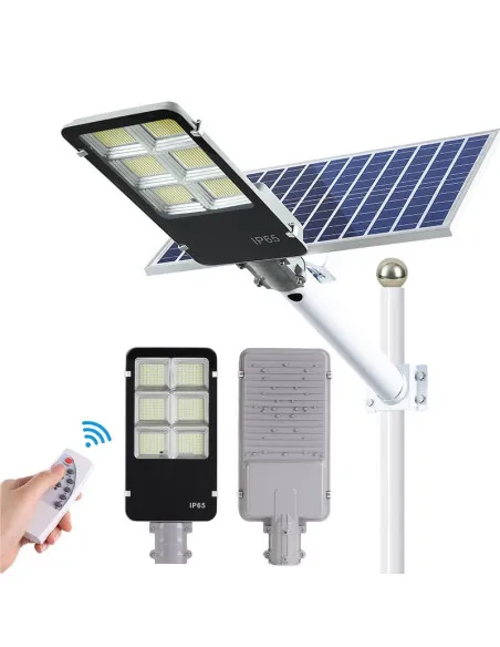 Lampa Solara Stradala LED Jortan 400W Panou Fotovoltaic