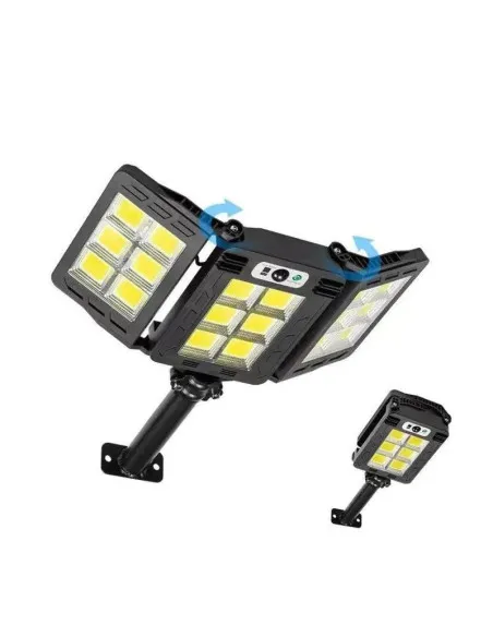 Lampa solara stradala tripla 100w cob