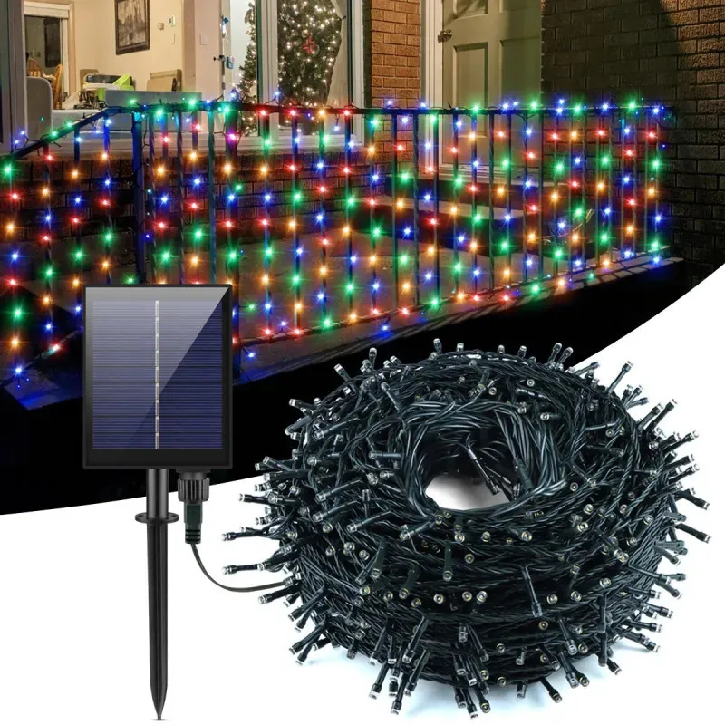 Instalatie solara 500 LED, 50 metri, controler, panou mare