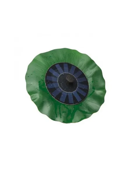 Fantana arteziana solara, model frunza de lotus, 6 duze, 1,4W/7V