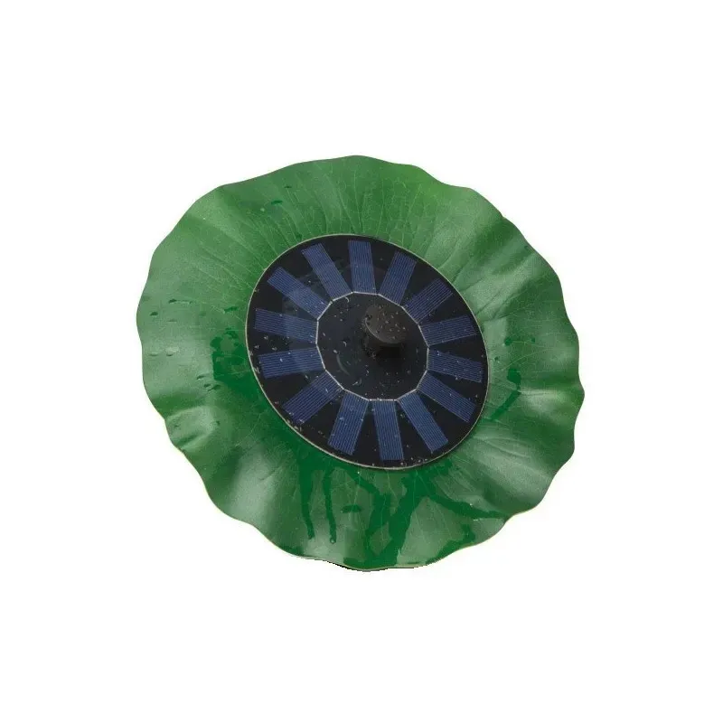 Fantana arteziana solara, model frunza de lotus, 6 duze, 1,4W/7V