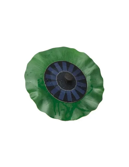Fantana arteziana solara, model frunza de lotus, 6 duze, 1,4W/7V