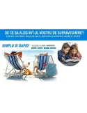 Sistem de supraveghere AHD cu 4 camere IR, de exterior/interor