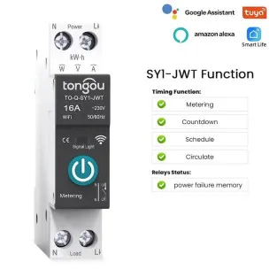 [RESIGILAT] Siguranta automata smart, WIFI, 1P, 16 A, monitorizare consum ,TUYA, Smart Life App