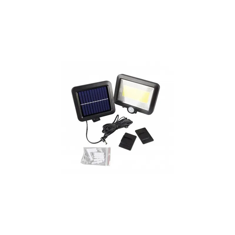 Lampa solara stradala 90W, 120 LED, senzor de