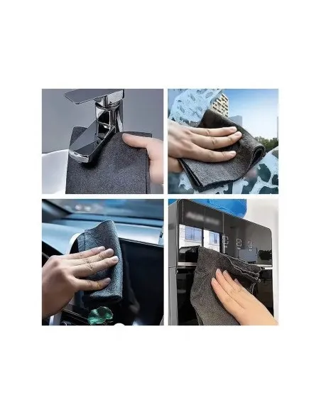 Set 5 Lavete Magice Microfibra 30x30 | Curățare Fără Scame