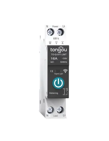 Siguranta automata smart, WIFI, 1P, 16 A, monitorizare consum ,TUYA, Smart Life App