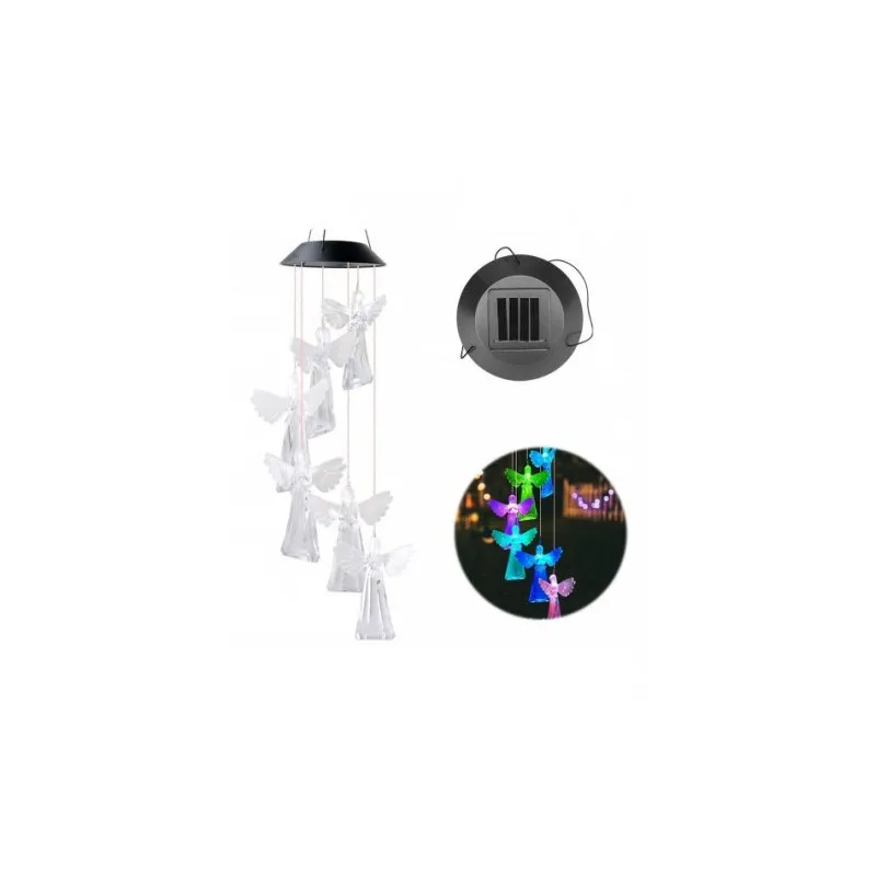 Set 2 x Decoratiune solara de gradina, 6 Ingerasi