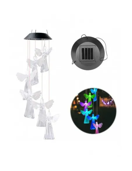 Set 2 x Decoratiune solara de gradina, 6 Ingerasi
