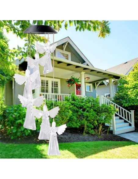 Set 2 x Decoratiune solara de gradina, 6 Ingerasi