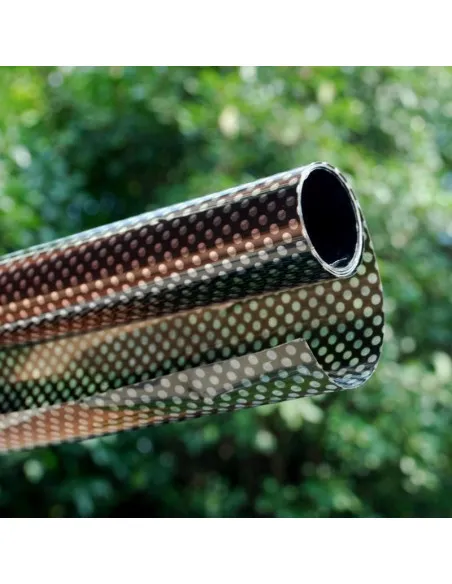 Autocolant perforat geamuri, Negru, 45 x 300 cm