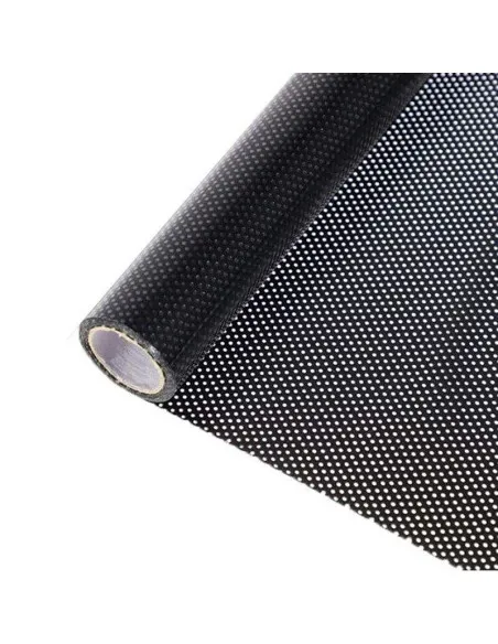 Autocolant perforat geamuri, Negru, 45 x 300 cm
