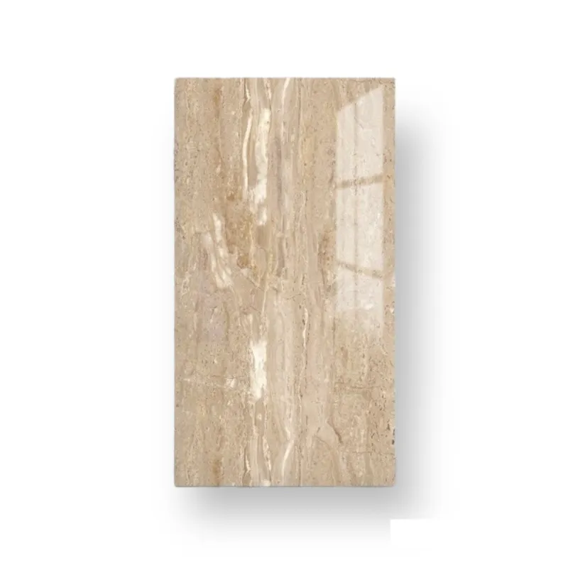 Set 10 x placi autoadezive pentru perete , tip marmura , 30 x 60 cm-crem