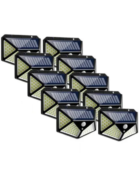 Cumpara Set 10 x Lampa 100 LED cu panou solar