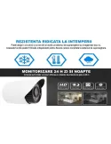 Sistem de supraveghere AHD cu 4 camere IR, de exterior/interor
