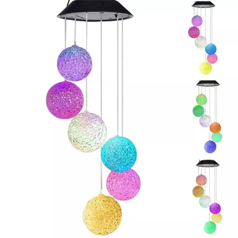 Set 6 Globuri Solare cu Efect Multicolor – Iluminare Ambientală pentru Grădină și Terasă