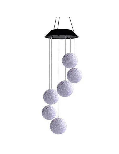Set 6 Globuri Solare cu Efect Multicolor – Iluminare Ambientală pentru Grădină și Terasă