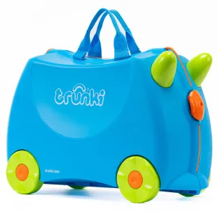 Trunki Terrance Trolley Blue – Troler Ride-On Copii