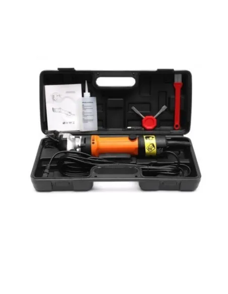 Mașină de Tuns Oi Profesională 850W, 6 Trepte + Set Cuțite Extra și Cutie Transport